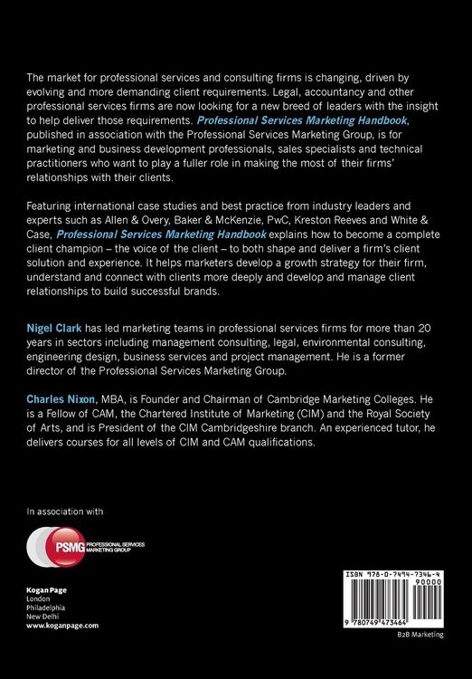 Produktbild: Professional Services Marketing Handbook