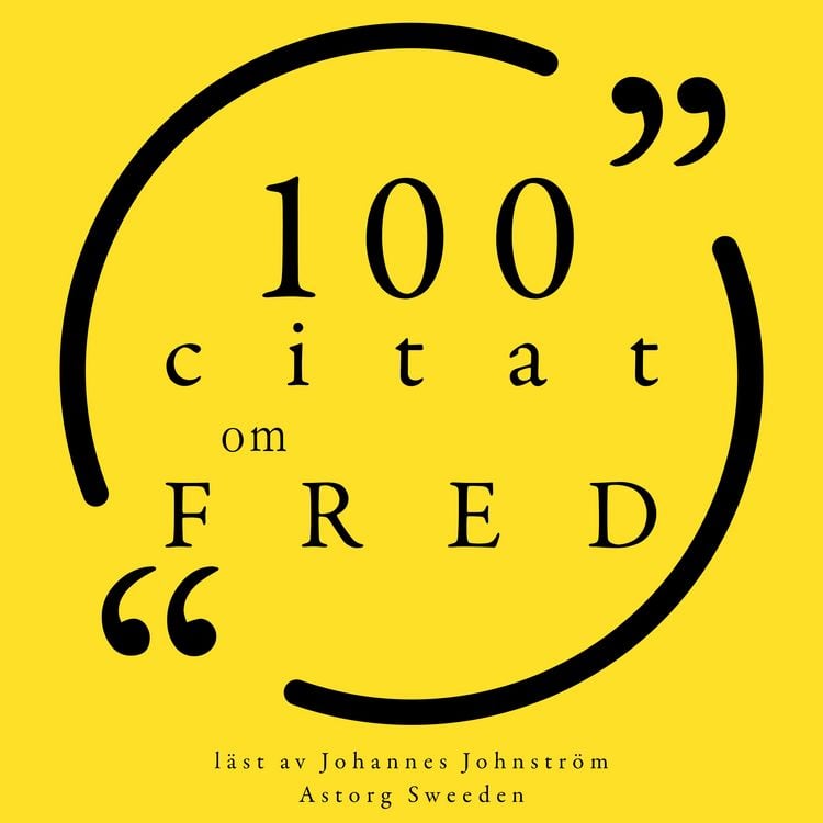 Produktbild: 100 citat om fred