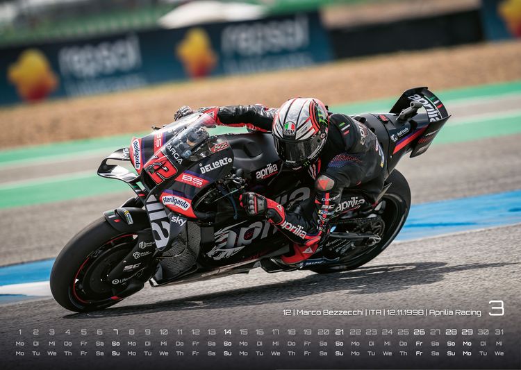Produktbild: Motorrad Grand Prix 2027 - Kalender | MotoGP DIN A3