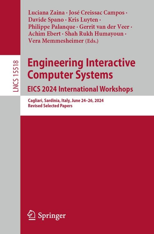Produktbild: Engineering Interactive Computer Systems. EICS 2024 International Workshops