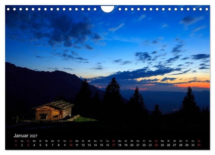 Produktbild: Berchtesgadener Land (Wandkalender 2027 DIN A4 quer), CALVENDO Monatskalender