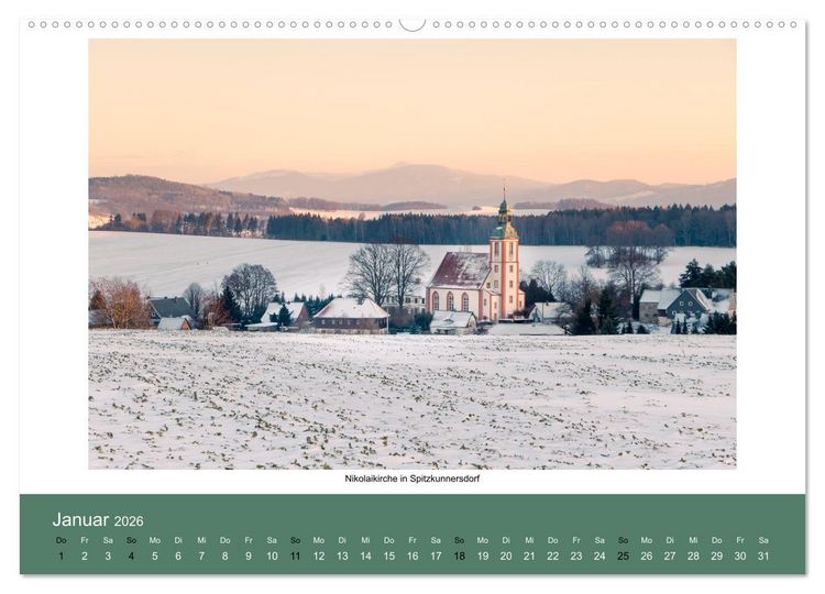 Produktbild: Heimat und Ferne, ein Jahr in Bildern (hochwertiger Premium Wandkalender 2026 DIN A2 quer), Kunstdruck in Hochglanz