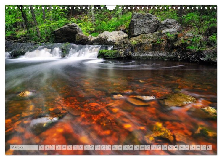 Produktbild: Moore und B&auml;che in Eifel und Ardennen (Wandkalender 2026 DIN A3 quer), CALVENDO Monatskalender