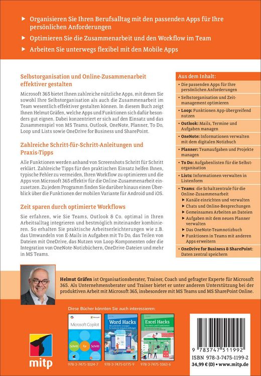 Produktbild: Effektives Arbeiten mit MS Teams, OneNote, Outlook & Co.