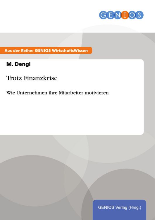 Produktbild: Trotz Finanzkrise