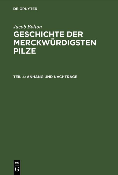 Produktbild: Anhang und Nachtr&auml;ge