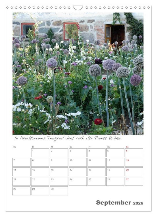 Produktbild: G&auml;rten in Schweden (Wandkalender 2026 DIN A3 hoch), CALVENDO Monatskalender