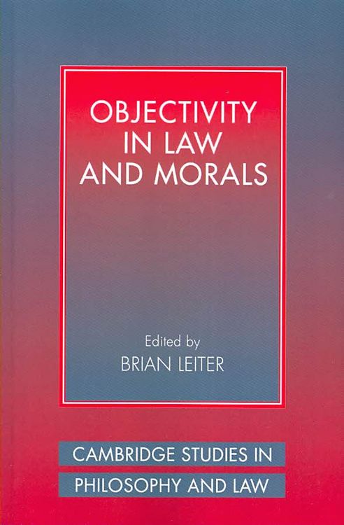 Produktbild: Objectivity in Law and Morals