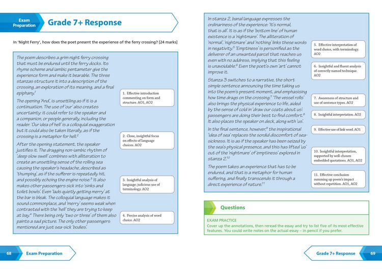 Produktbild: SNAP AQA GCSE POET UNSEEN REV