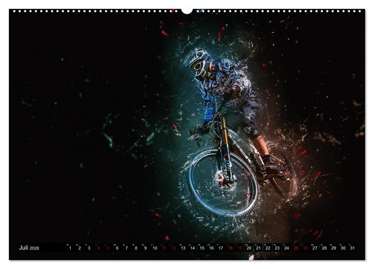 Produktbild: Downhill Explosion (Wandkalender 2026 DIN A2 quer), CALVENDO Monatskalender