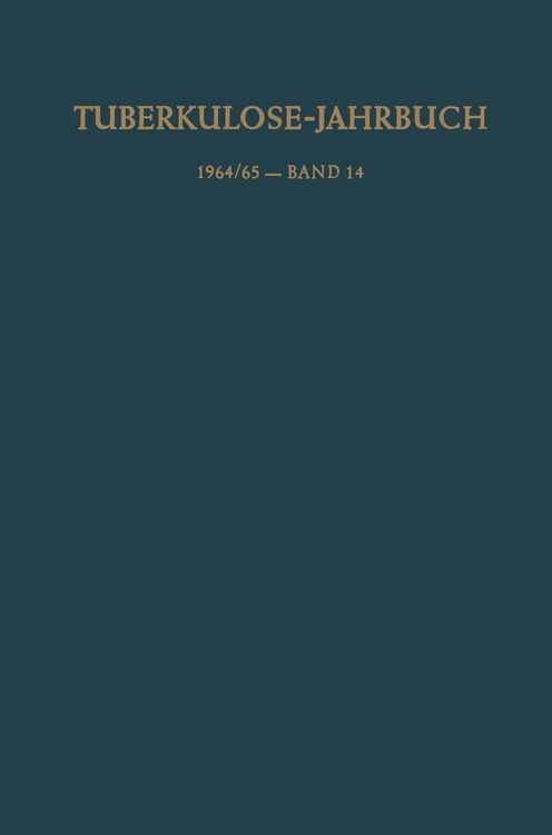 Produktbild: Tuberkulose-Jahrbuch 1964/65 - Band 14
