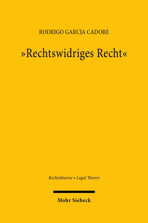 Produktbild: "Rechtswidriges Recht"