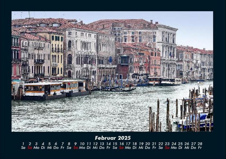 Produktbild: Venedig 2025 Fotokalender DIN A4