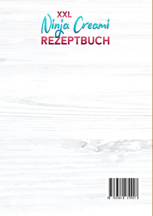 Produktbild: XXL Ninja Creami Rezeptbuch