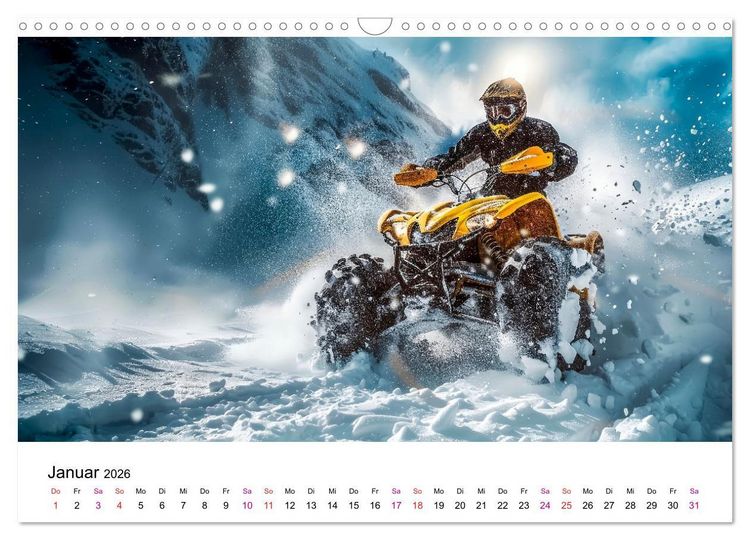 Produktbild: Quad Erlebnisse (Wandkalender 2026 DIN A3 quer), CALVENDO Monatskalender