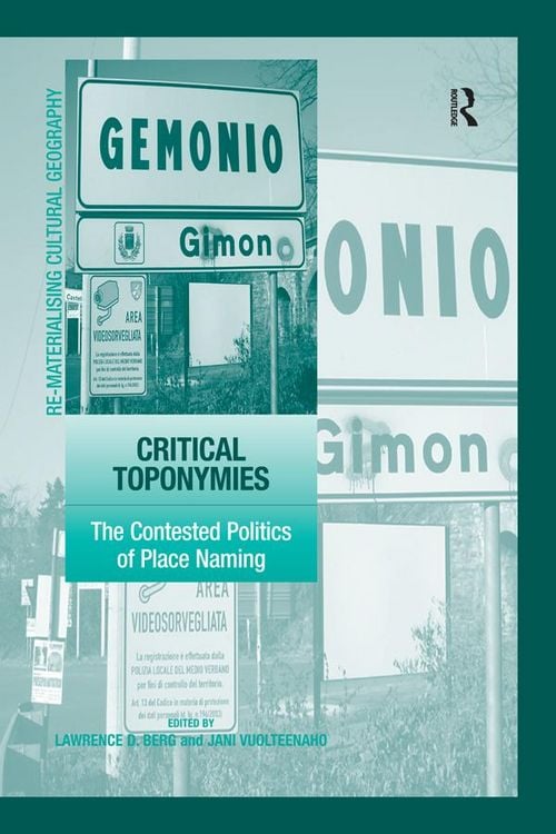 Produktbild: Critical Toponymies