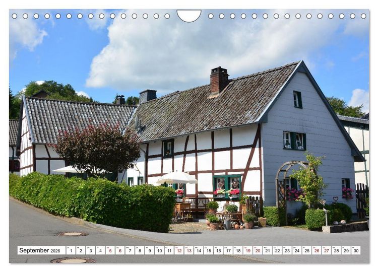 Produktbild: Fachwerkh&auml;user - Historische Geb&auml;ude rund um Simmerath (Wandkalender 2026 DIN A4 quer), CALVENDO Monatskalender