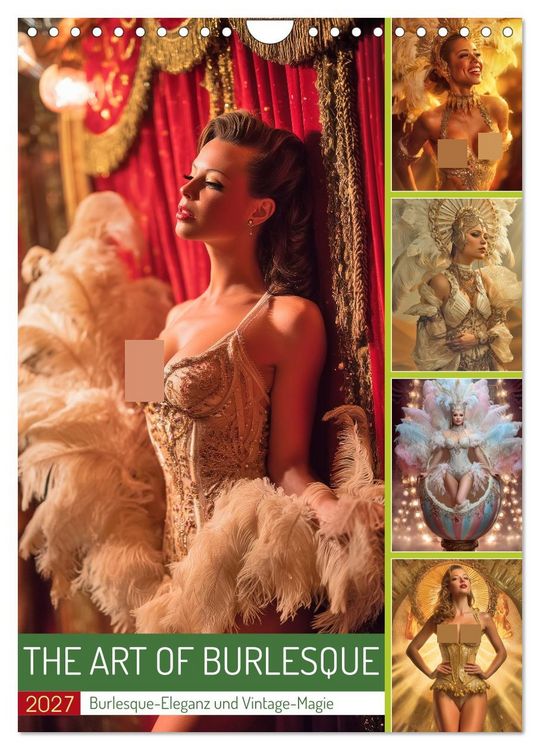 Produktbild: The Art of Burlesque (Wandkalender 2027 DIN A4 hoch), CALVENDO Monatskalender