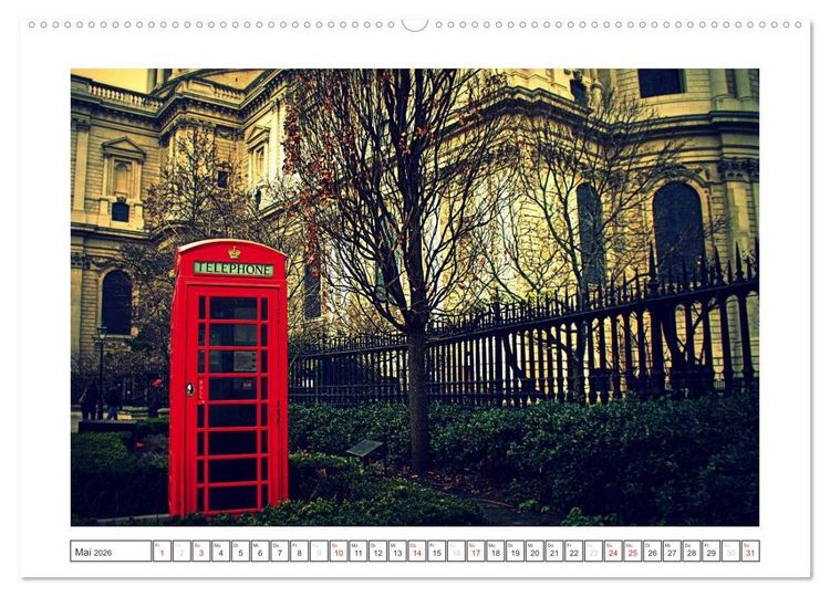 Produktbild: Neues Outfit - LONDON (hochwertiger Premium Wandkalender 2026 DIN A2 quer), Kunstdruck in Hochglanz