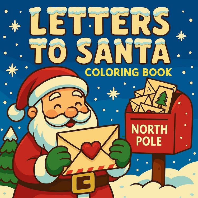 Produktbild: Letters to Santa - Coloring Book