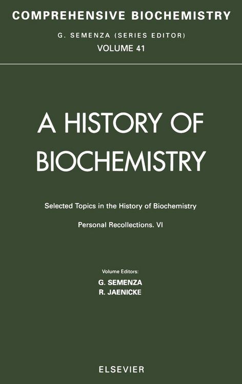 Produktbild: Selected Topics in the History of Biochemistry