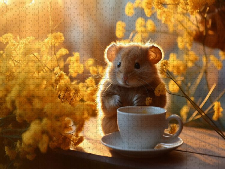 Produktbild: CALVENDO Puzzle Kaffeeklatsch im Schlaraffenland | 2000 Teile Lege-Gr&ouml;&szlig;e 90x67cm Foto-Puzzle f&uuml;r gl&uuml;ckliche Stunden