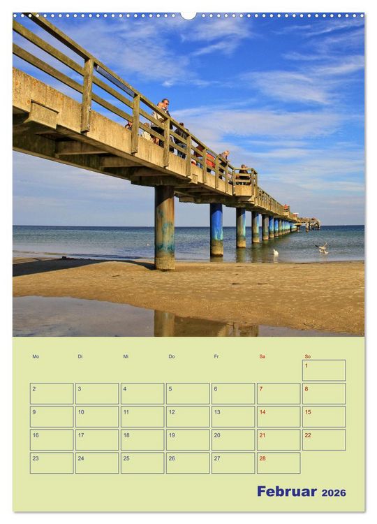 Produktbild: Sehnsuchtsort Ostseebad Boltenhagen (hochwertiger Premium Wandkalender 2026 DIN A2 hoch), Kunstdruck in Hochglanz