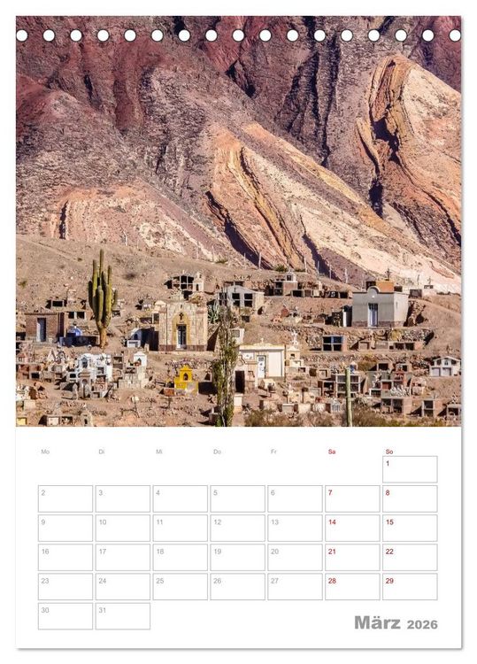 Produktbild: &iexcl;viva S&uuml;damerika (Tischkalender 2026 DIN A5 hoch), CALVENDO Monatskalender