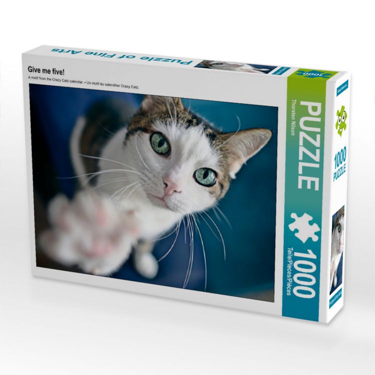 Produktbild: CALVENDO Puzzle Ein Motiv aus dem Kalender Crazy Catz. | 1000 Teile Lege-Gr&ouml;&szlig;e 64x48cm Foto-Puzzle f&uuml;r gl&uuml;ckliche Stunden