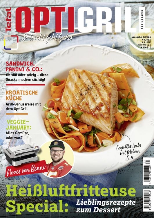 Produktbild: Tefal OptiGrill Magazin - Hei&szlig;luftfritteuse Special