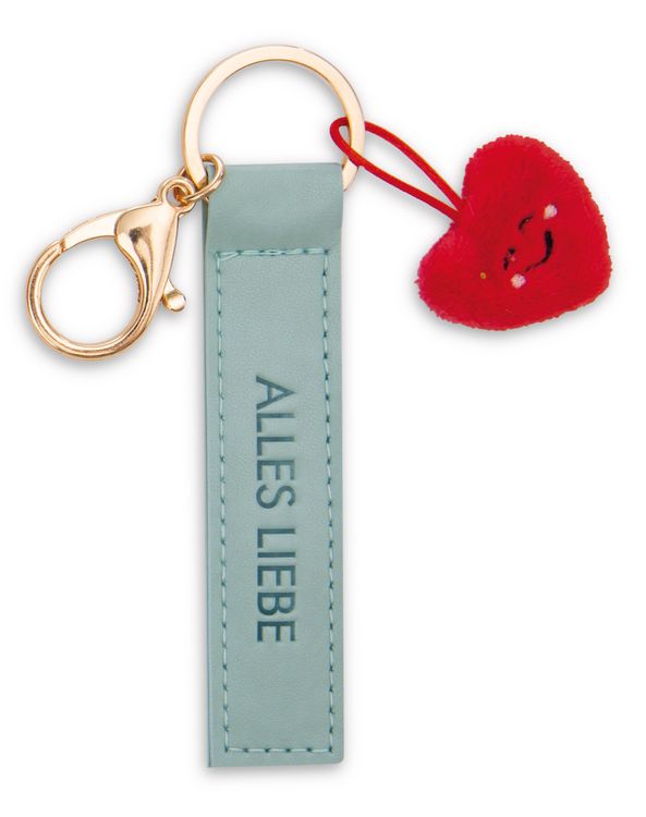 Produktbild: Schl&uuml;sselanh&auml;nger Alles Liebe Kunstlederband