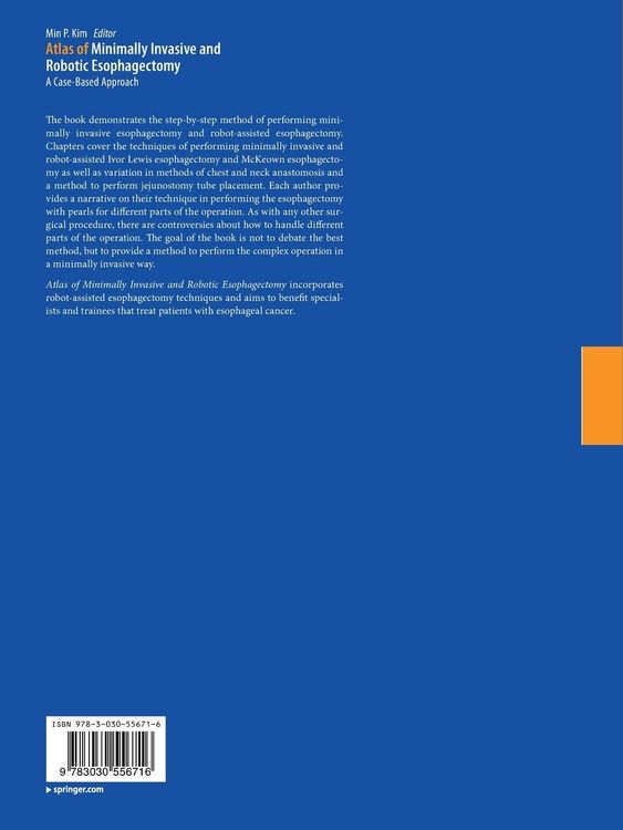 Produktbild: Atlas of Minimally Invasive and Robotic Esophagectomy