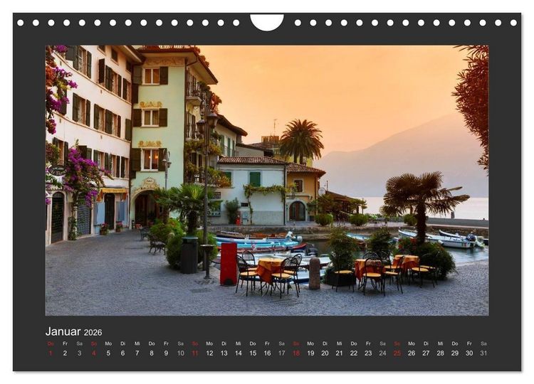 Produktbild: Limone sul Garda - Bella Italia (Wandkalender 2026 DIN A4 quer), CALVENDO Monatskalender