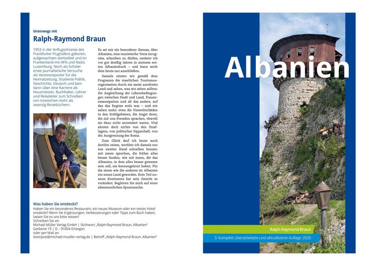 Produktbild: MICHAEL M&Uuml;LLER Reisef&uuml;hrer Albanien