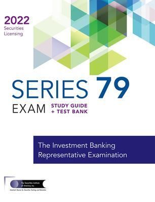 Produktbild: Series 79 Exam Study Guide 2022 + Test Bank