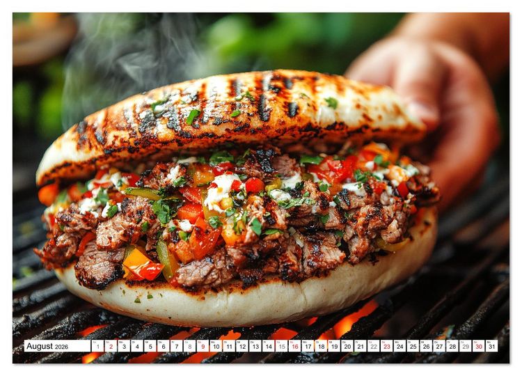 Produktbild: D&ouml;ner macht sch&ouml;ner, t&uuml;rkischer Geschmack von deinem D&ouml;nermann (Wandkalender 2026 DIN A3 quer), CALVENDO Monatskalender