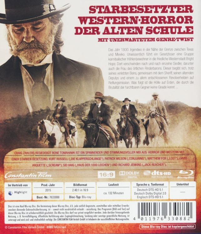 Produktbild: Bone Tomahawk