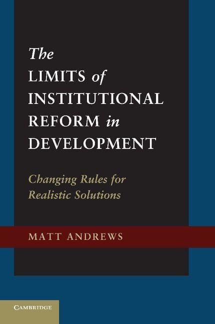 Produktbild: The Limits of Institutional Reform in Development