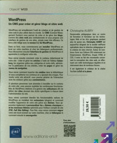 Produktbild: WordPress : un CMS pour cr&eacute;er et g&eacute;rer blogs et sites web