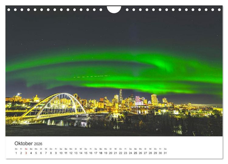 Produktbild: Nordlichter - ein beeindruckendes Schauspiel. (Wandkalender 2026 DIN A4 quer), CALVENDO Monatskalender