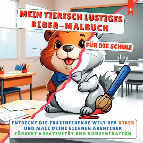 Produktbild: MEIN TIERISCH LUSTIGES BIBER-MALBUCH - F&uuml;r die kleinen, kreativen K&uuml;nstler in der Grundschule