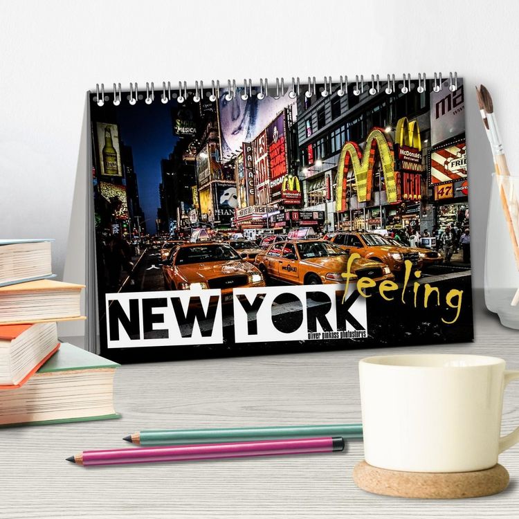 Produktbild: New York feeling (Tischkalender 2027 DIN A5 quer), CALVENDO Monatskalender