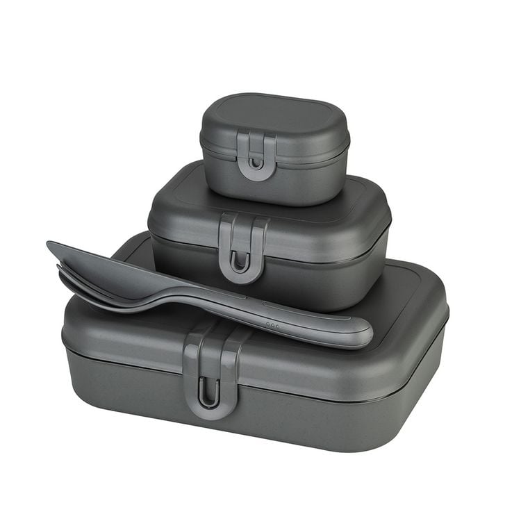 Produktbild: Koziol Lunchbox-Set + Besteck PASCAL Lunchbox-Set + Besteck PASCAL