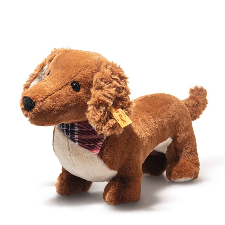 Produktbild: Steiff 078392 - Dackel Waldi, stehend, hellbraun, Pl&uuml;sch, 30 cm