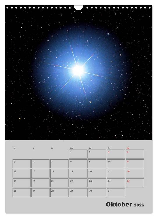 Produktbild: Wunderbares Universum (Wandkalender 2026 DIN A3 hoch), CALVENDO Monatskalender