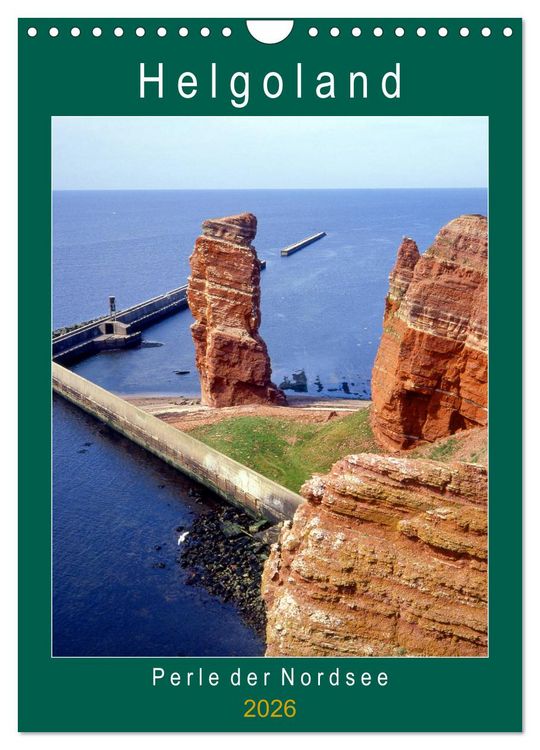 Produktbild: Helgoland, Perle der Nordsee (Wandkalender 2026 DIN A4 hoch), CALVENDO Monatskalender