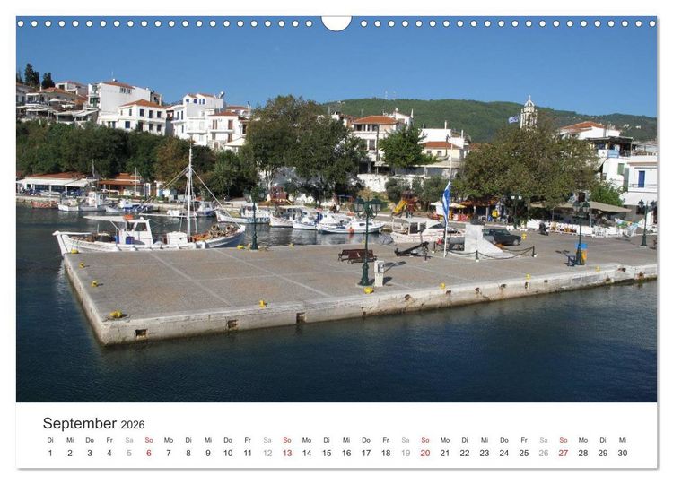 Produktbild: Sporadeninsel Skiathos (Wandkalender 2026 DIN A3 quer), CALVENDO Monatskalender