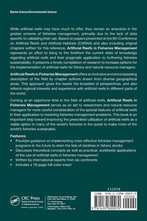 Produktbild: Artificial Reefs in Fisheries Management