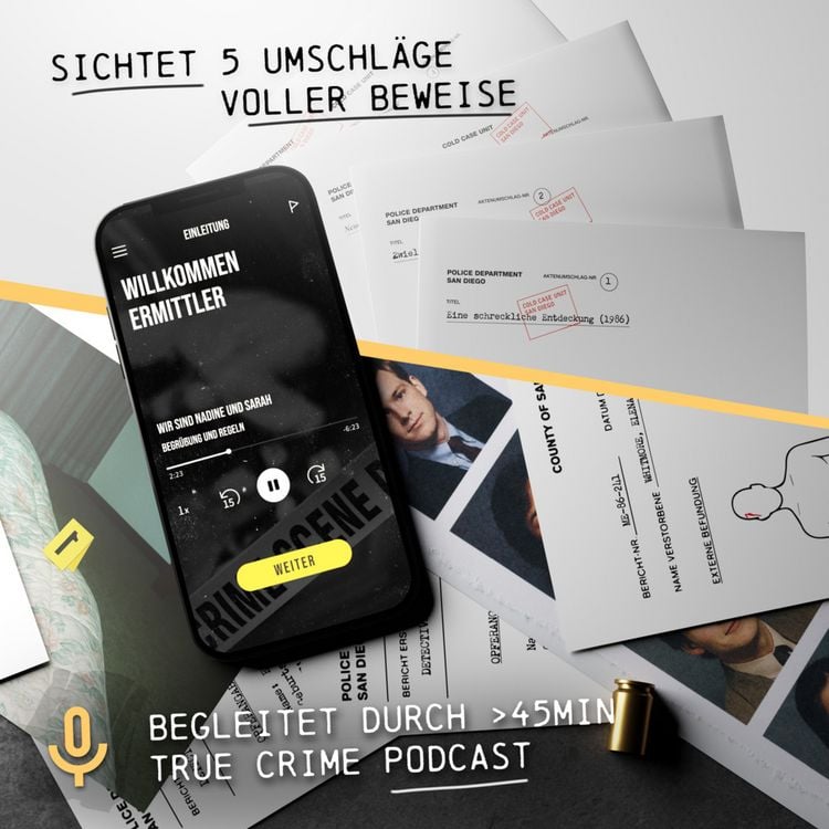Produktbild: True Crime Spiel: Akte Fehltritt
