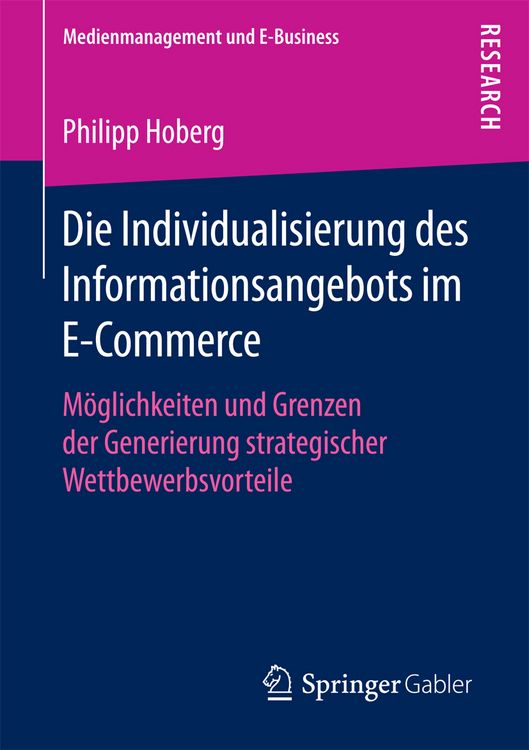 Produktbild: Die Individualisierung des Informationsangebots im E-Commerce
